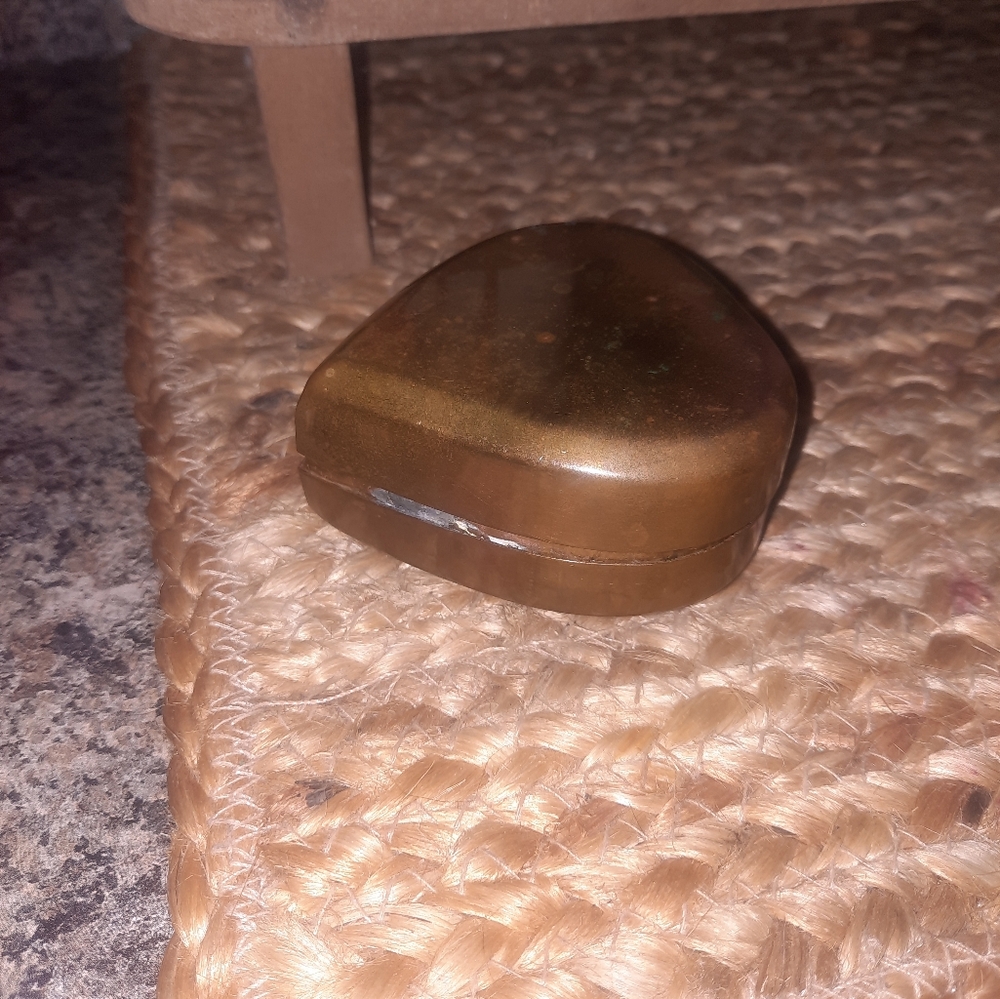 Brass heart box